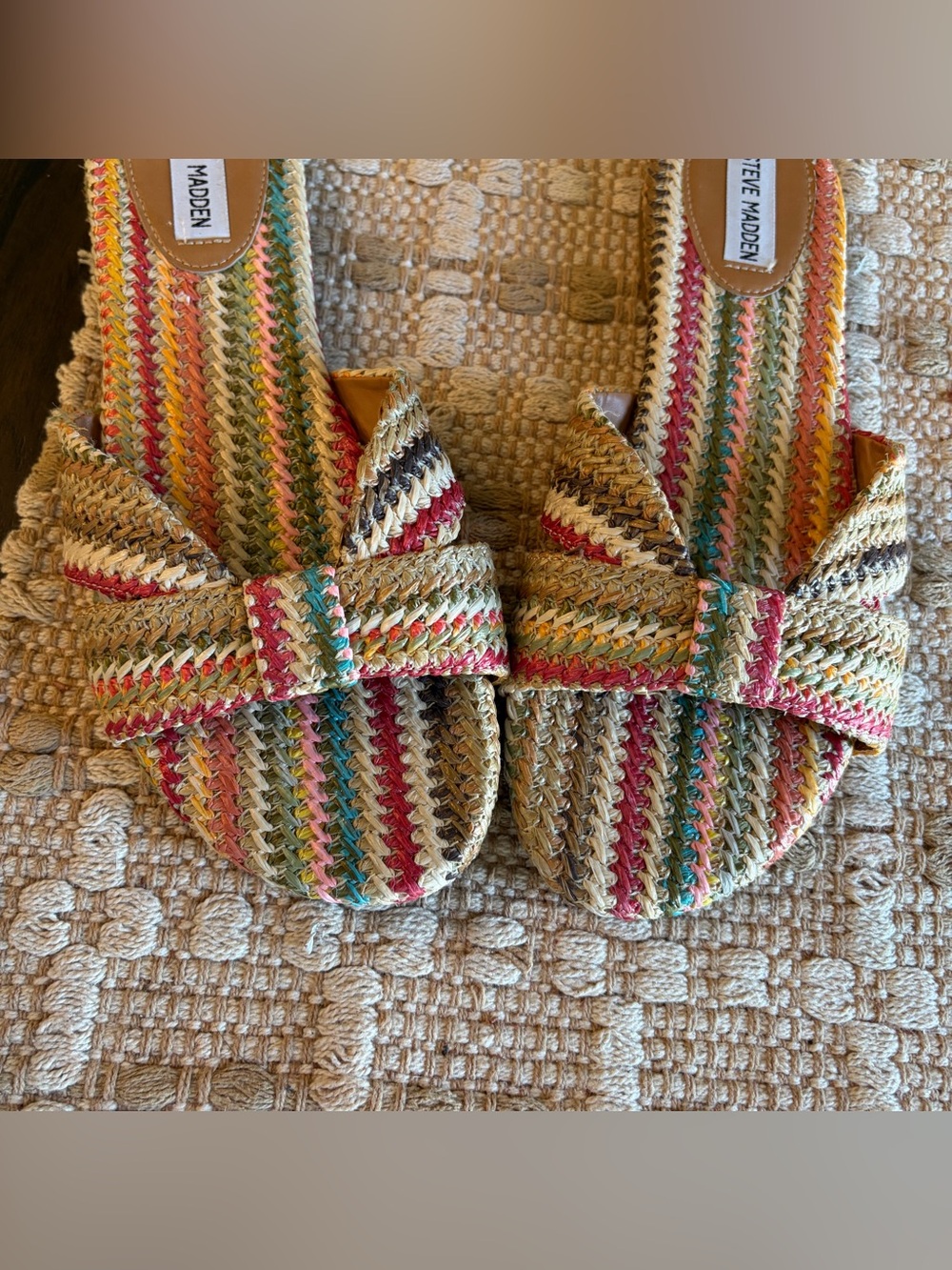 Steve Madden Striped Braided Slide Sandals in Multicolor
Size 11 - Picture 5 of 9